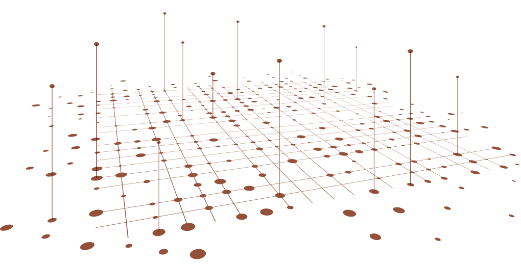 Data visualization showing protected health data